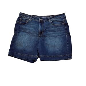 Bandolino Shorts Womens 14 Casual Boho Y2K Western Minimalist Denim Festival